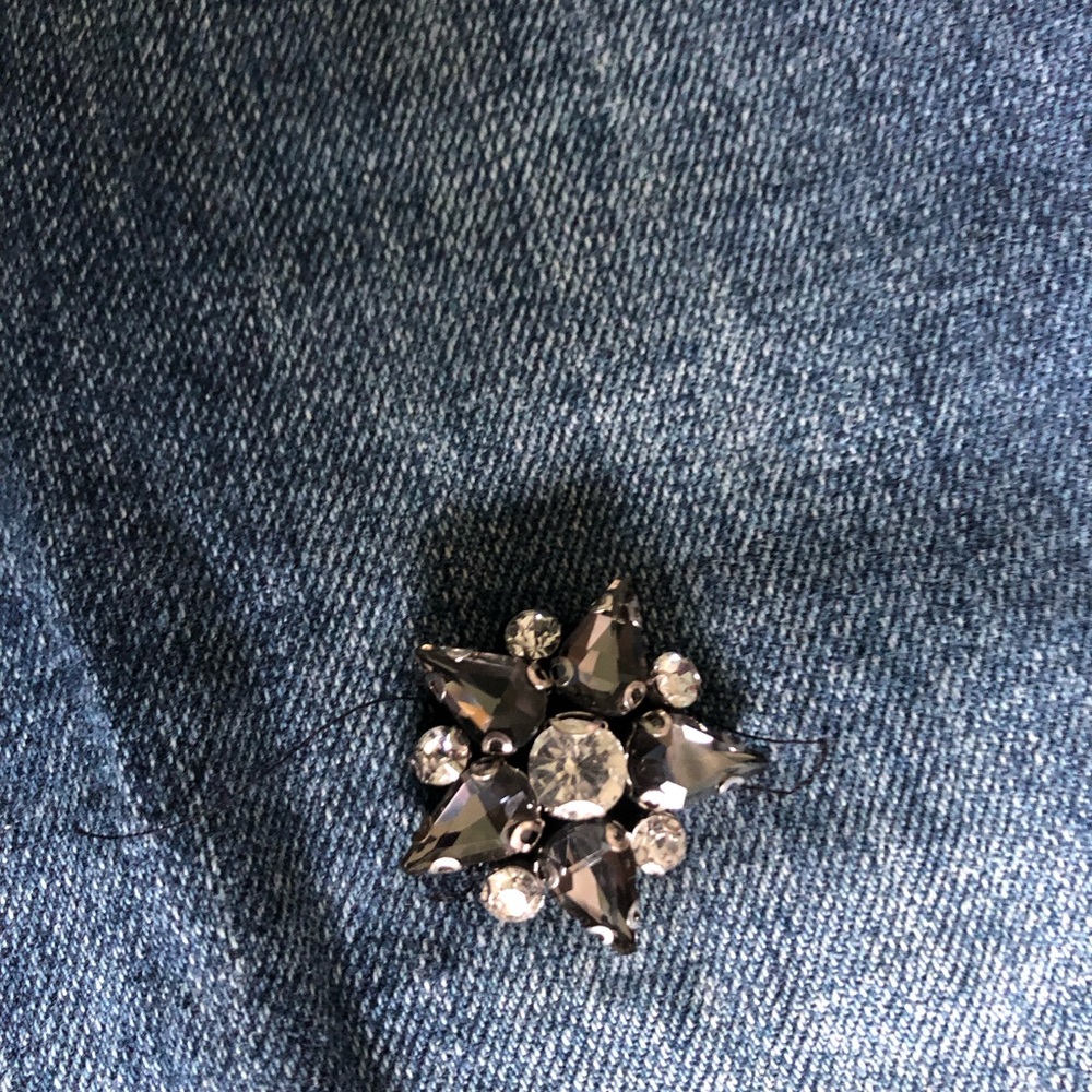 Anthroplology pilcro embellished jeweled jeans size 27 - Picture 3 of 10